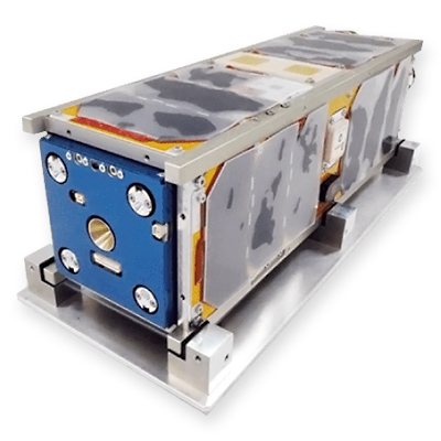 弊社のめっき技術が使われている小型人工衛星（キューブサット）実機